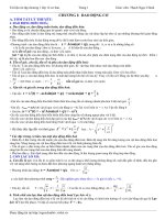 Ôn tập chương 1 lớp 12 cơ bản.