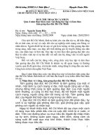 Bài thu hoạch ve tu tưởng Hồ Chí Minh