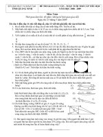 Đề thi giao lưu văn - Toan tuổi thơ năm 2009