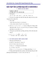 Bài tập Đại số 8 Chương I