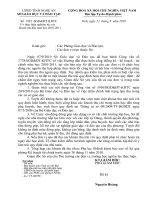 CV chỉ đạo các khoản thu