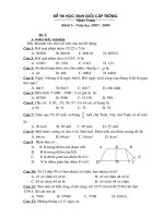 Đề thi HSG Toán lớp 3