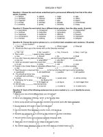 đề thi HSG huyện (có đáp án - hay)