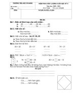 bài kiem tra toán 1 hk2