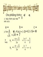 giai pt bac hai bang cong thuc