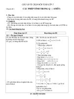 Tự chọn 7 ( theo chuyên đề)