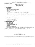 Giáo án CD7 -HKI ( 3 cột)