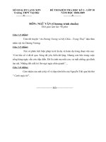 de thi hoc kyI - lop 10 ban KHTN