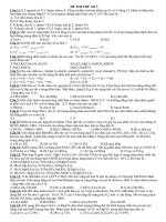 ĐỀ THI THỬ TRĂC NGHIỆM