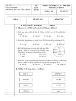 DE THI GIUA KI 2 NAM 2009-2010