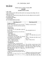 GIÁO ÁN TỔNG HỢP LỚP 5 TUẦN 8