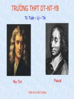 CÔNG THỨC NƯU TƠN