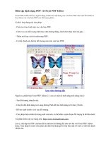 Biên tập định dạng PDF với Foxit PDF Editor