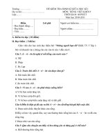 Đề Kiểm tra giữa kì I_Tiếng Việt khối 5