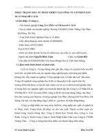 THỰC TRẠNG ĐẦU TƯ PHÁT TRIỂN TẠI CÔNG TY CỔ PHẦN SẢN XUẤT BAO BÌ C