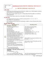 Giáo án Đại số 9 - Chương III