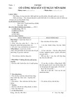 giáo án lớp 1 (cap nhat ckt) tuan 1