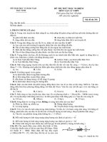 Đề thi đại học môn vật lý mã đề 356