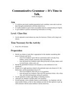 Communicative Grammar