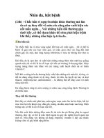 NHÌN DA BẮT BỆNH