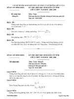 Đthí HS giỏi TOÁN 11+12 cấp tỉnh&trường