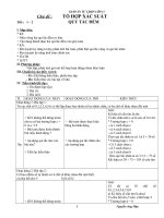 Chủ đề tự chọn: TỔ HỢP-XÁC SUẤT