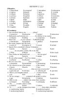 review unit 1,2,3 E.9 multiple choice