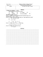 kiem tra 1 tiet toan 7