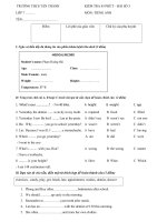 Tieng Anh 7/tiet 71 (kiem tra)