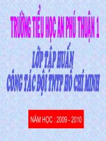 ĐỘI TNTP HỒ CHÍ MINH