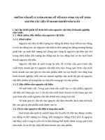 NHỮNG VẤN ĐỀ LÝ LUẬN CHUNG VỀ TỔ CHỨC CÔNG TÁC KẾ TOÁN NGUYÊN VẬT LIỆU Ở DOANH NGHIỆP SẢN XUẤT