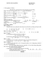 De kiem tra 1 tiet (tiet 19)