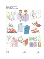 DICTIONARY-CLOTHES