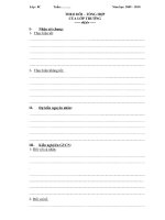 So theo doi lop truong