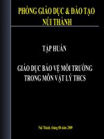 Báo cáo tích hợp GDMT vào vật lí