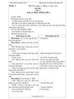 GIAO AN LOP 5 - TUAN 1 - TUAN 5