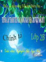 Chính tả 2. Sự tích cây vú sữa