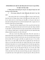 TÌNH HÌNH XÂY DỰNG KẾ HOẠCH SẢN XUẤT TẠI CÔNG TY DỆT 19 tháng 5