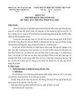 báo cáo đổi mới kiểm tra đánh giá