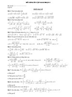 De cuong bai tap on tap giai doan I