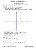 GIẢI CÁC ĐỀ DỰ BỊ TOÁN-TSĐH ( 08)