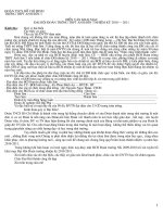 Diễn văn khai mạc Đại hội Đoàn trường THPT