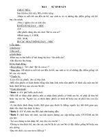 KHOA HỌC 5 TUẦN 1-4 SOẠN THẬT KĨ