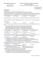 ĐỀ THI TUYỂN SINH CAO ĐẲNG NĂM 2009 Môn: VẬT LÍ; Khối: A mã đề  297 