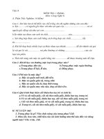 Tiết:18. Đề Kiểm Tra & Đáp An CN6