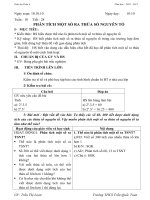 Toán số lớp 6 - tuần 10