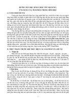 SKKN - Ứng dụng Tích Phân