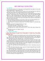 SƠ LƯỢC TIỂU SỬ MẠC CỮU ( Hà Tiên)