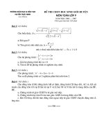 Đề chọn HSG toán 9 (06-07)