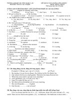 Đề HSG T.Anh 6-ct